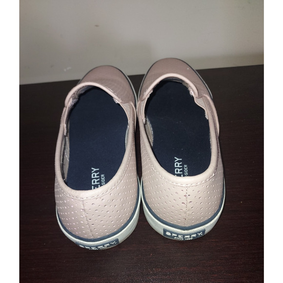 Sperry Women's Slip On Shoes 8M Leather Boat Sneakers Pier Side STS80173 Pink - Picture 3 of 13